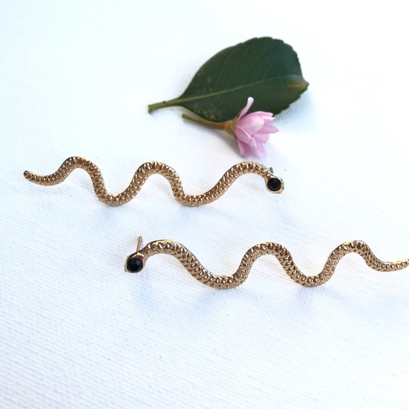 Snake Earrings - Picture 2 of 3